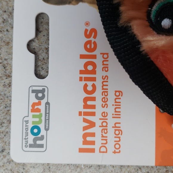Invincible Plush Dog Toy w/ Squeaker - Picture 5 of 5